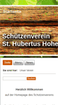 Mobile Screenshot of hubertus-hohengebraching.de